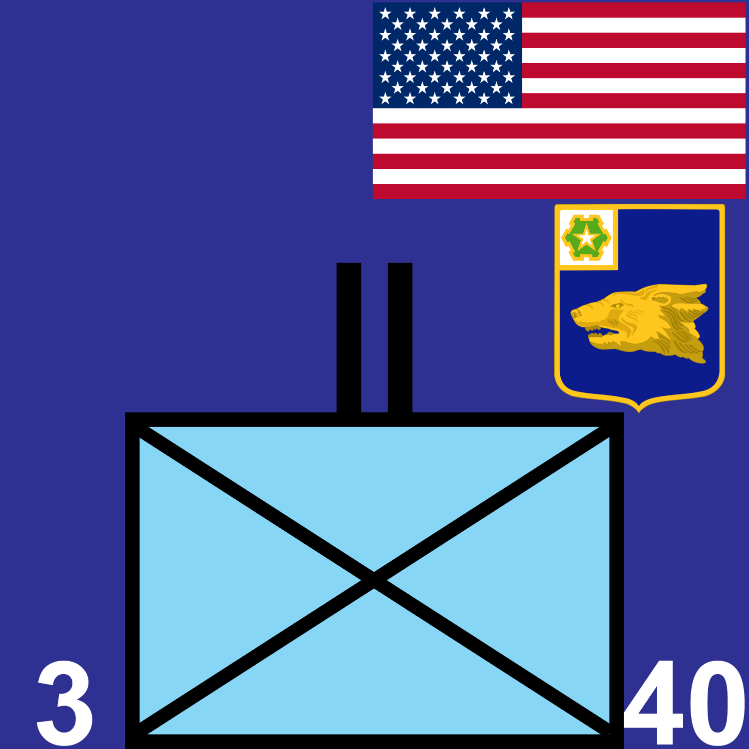 3d Battalion, 40th Infantry Regiment icon